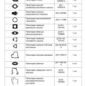 Комплект прокладок Д-130 15 позиций (паронит 0,8мм)