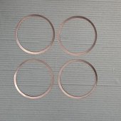 Прокладка Д37М-1002024 головки РЕМОНТНАЯ (медная). Комплект 4 шт.