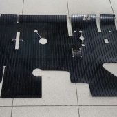 Коврик Т25-6702025-В4 Т-40 резина вертикальный рисунок